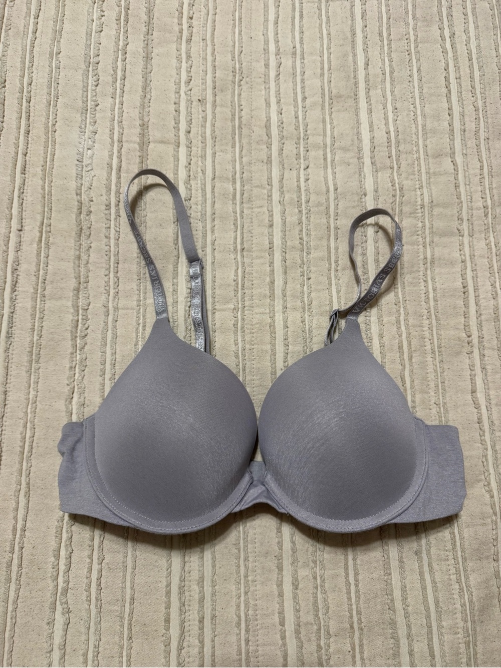 Victoria’s Secret Perfect Shape Light Gray Bra